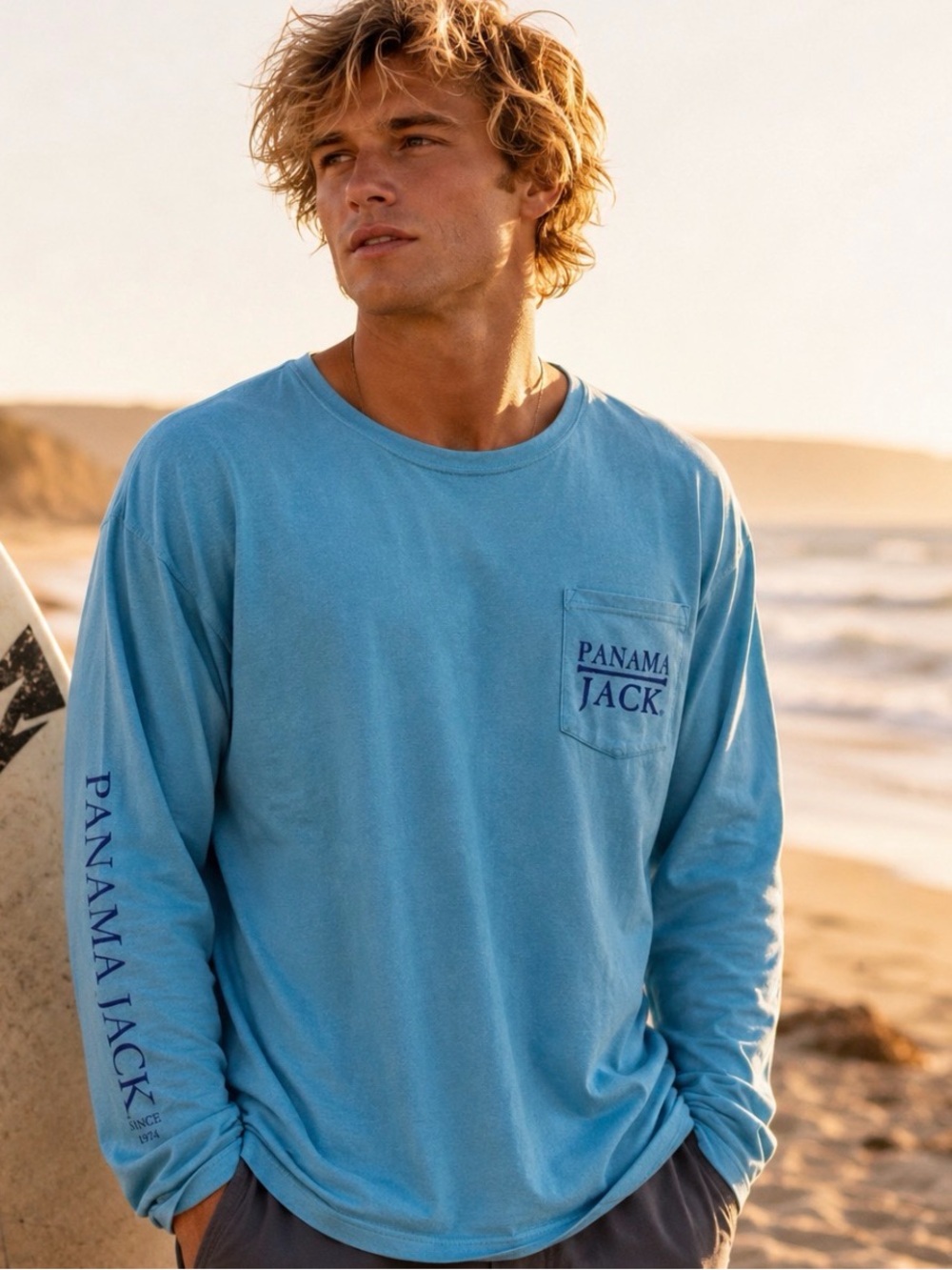 Panama Jack Aqua Blue Long Sleeve Casual Shirt - Size XL - NWOT